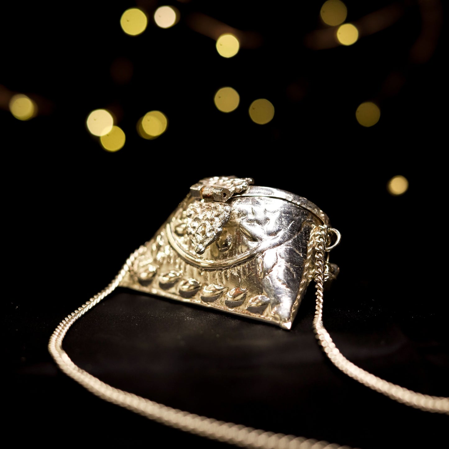 Metallic Mini Gift Bag Silvish