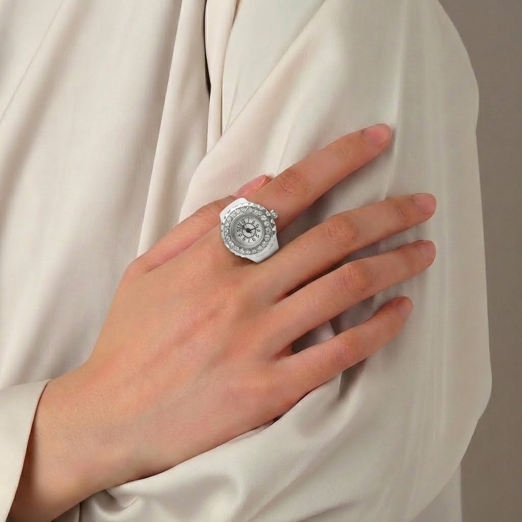 Frost Pop Ring Watch Silvish