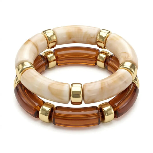 Multicolor Chunky Resin Bangles Set Hunan Haoyi Gift Co., Ltd.