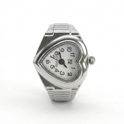Lovestruck Silver Ring Watch Silvish