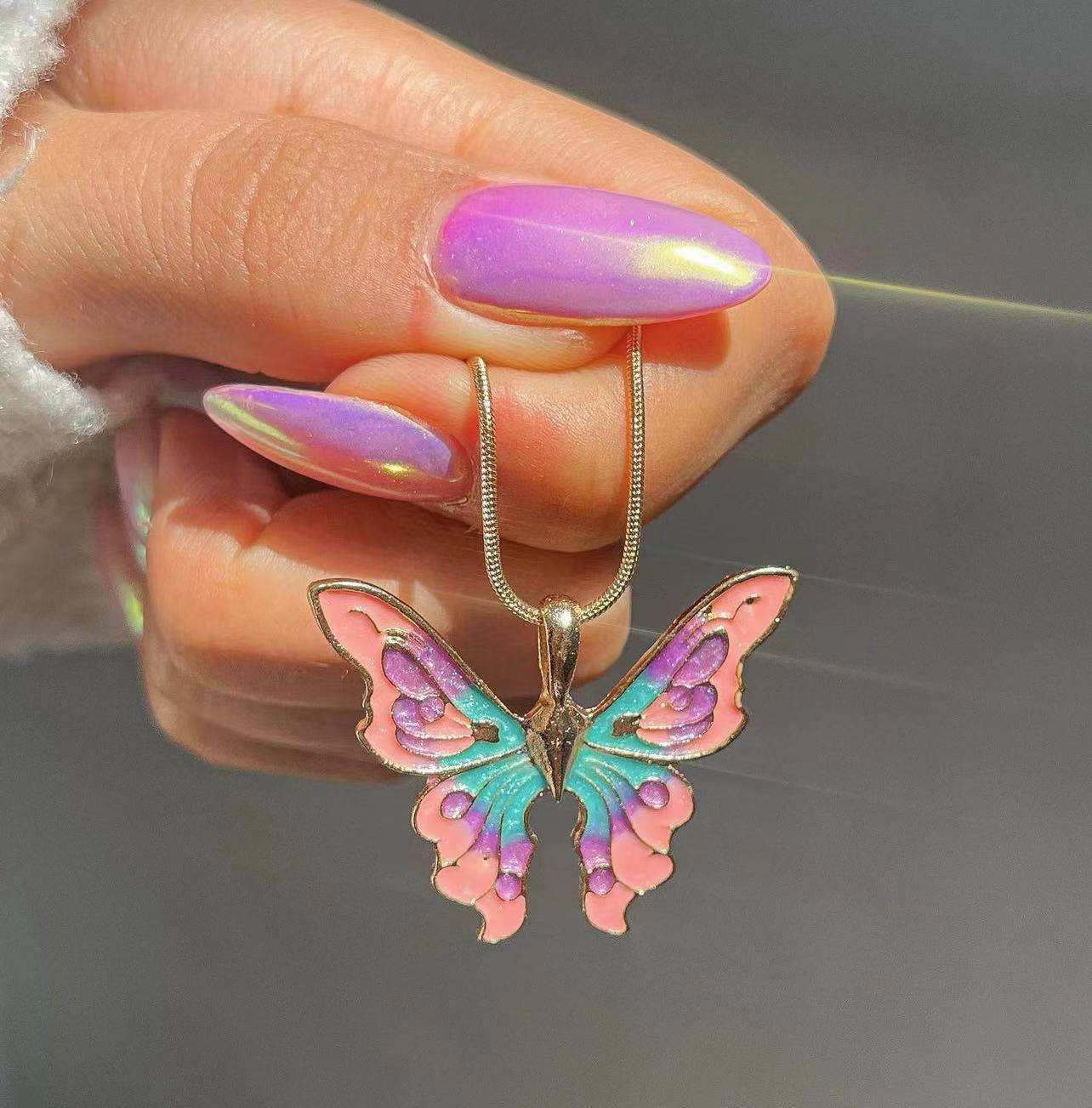 Dreamy Princess Butterfly Necklace