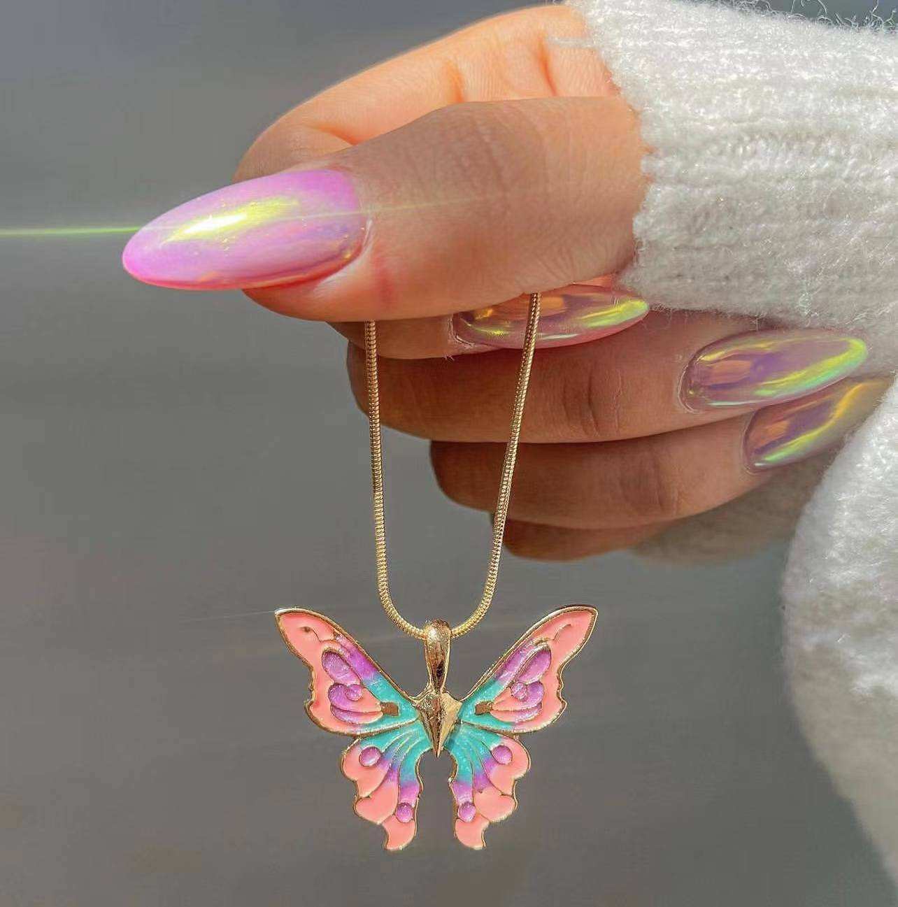 Dreamy Princess Butterfly Necklace