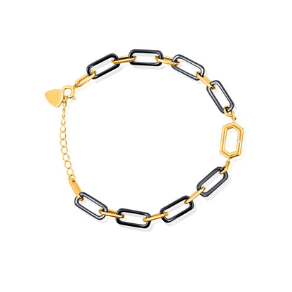 Gold Plated Prime Loop Men Bracelet