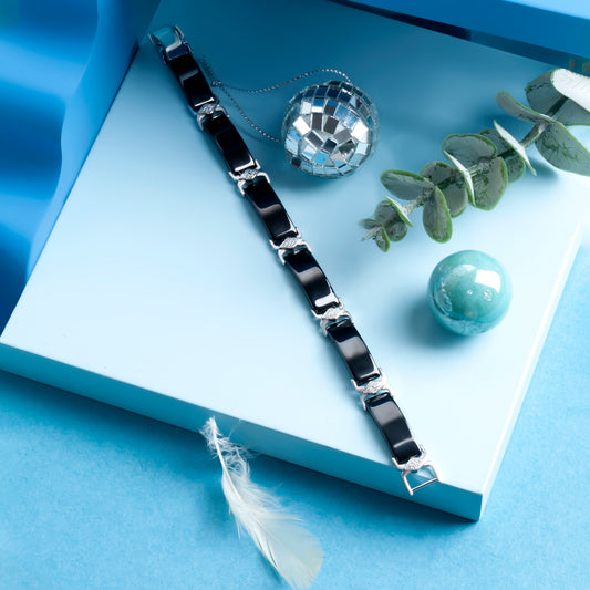 'Titan Wrap' Silver Men Bracelet
