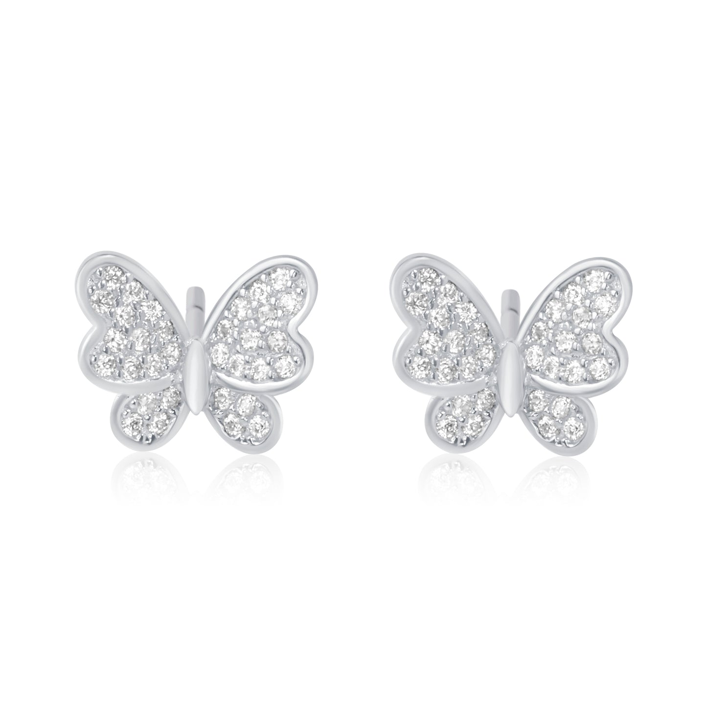 "Butterfly" Silver Earrings