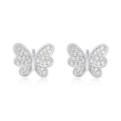 "Butterfly" Silver Earrings