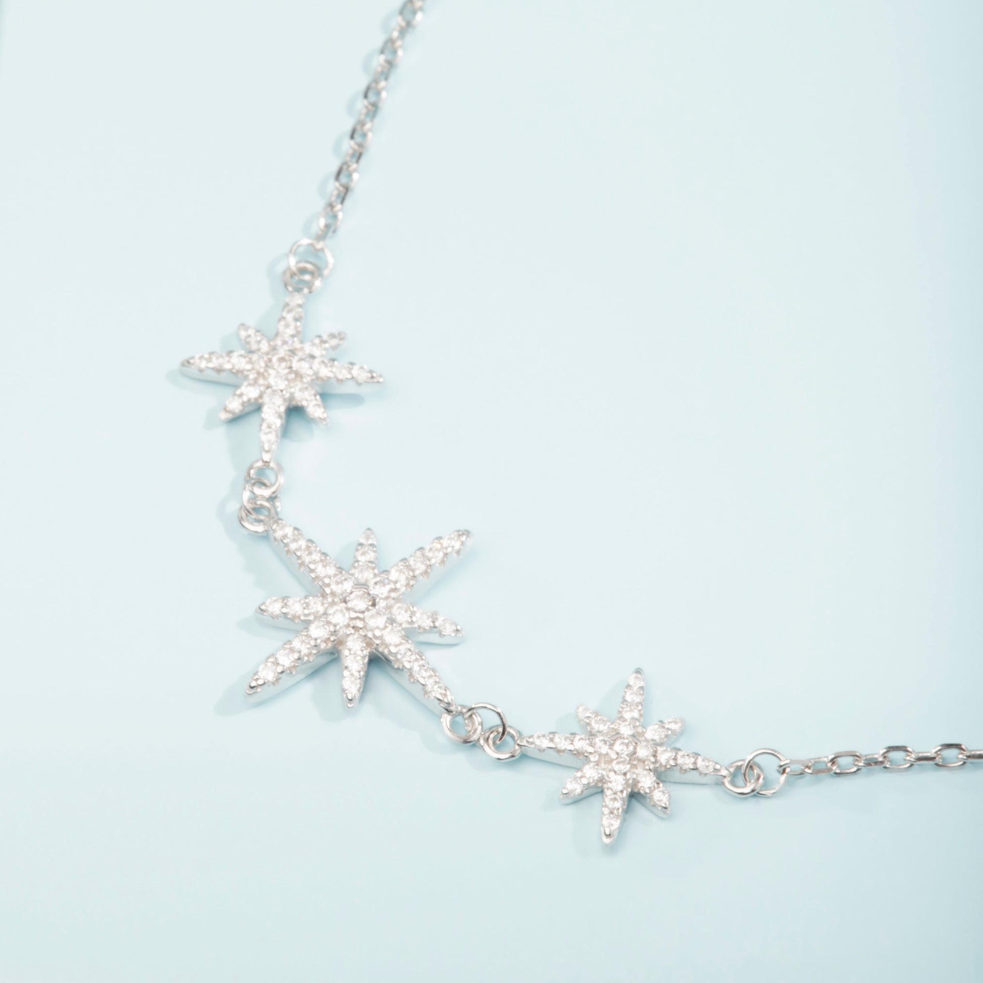 'Shining Star' 925 Silver Anklet