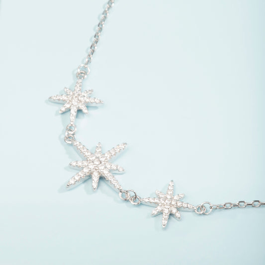 'Shining Star' 925 Silver Anklet
