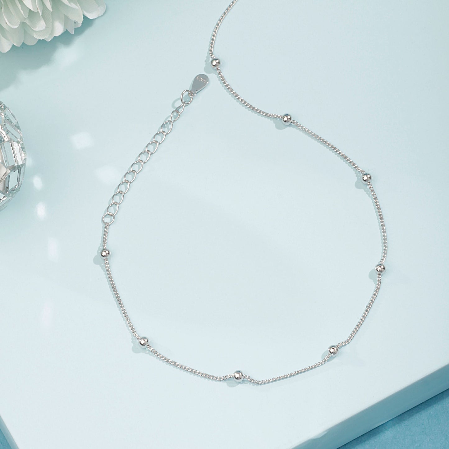 'Zen Garden'  925 Anklet