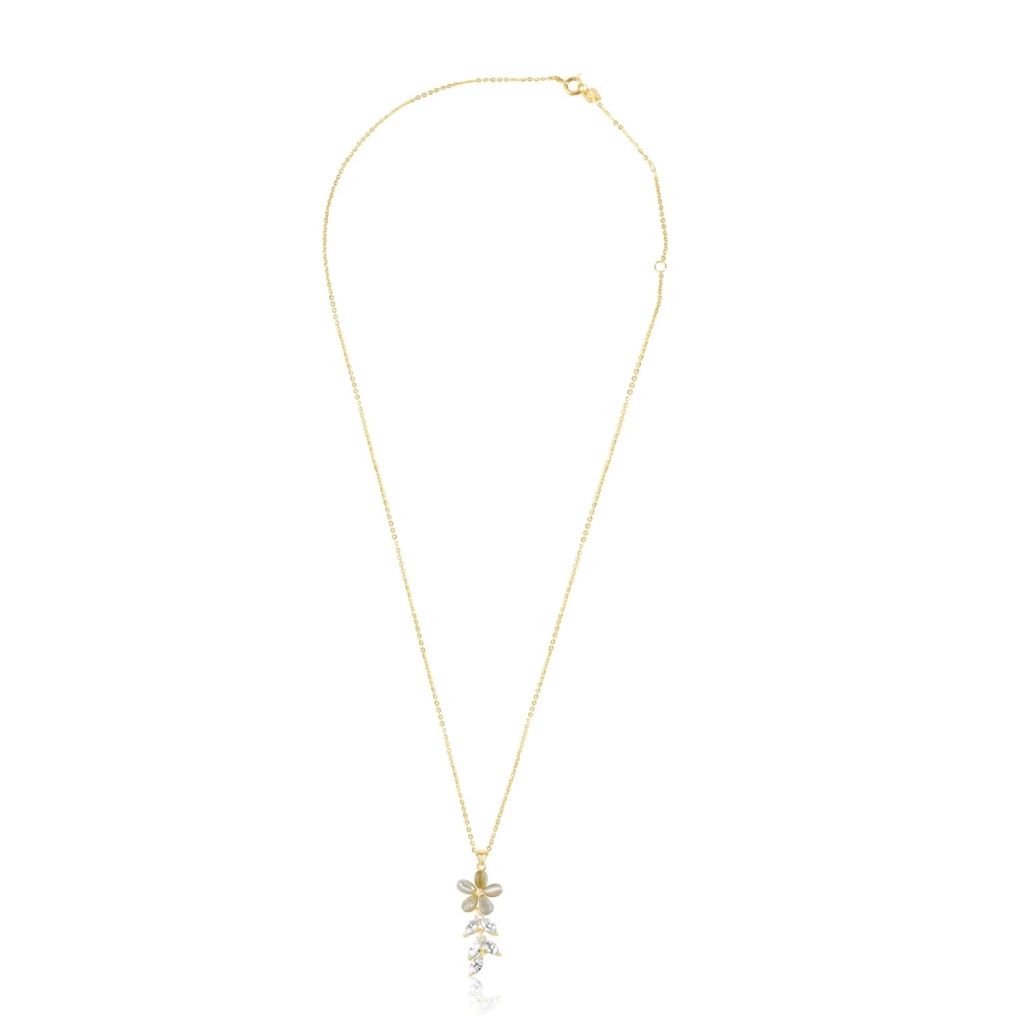 Gold Plated Golden Blossom Pendant