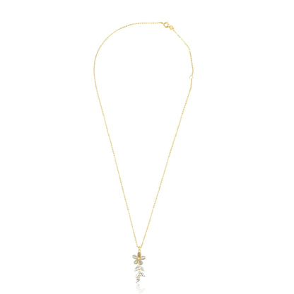 Gold Plated Golden Blossom Pendant