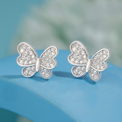"Butterfly" Silver Earrings