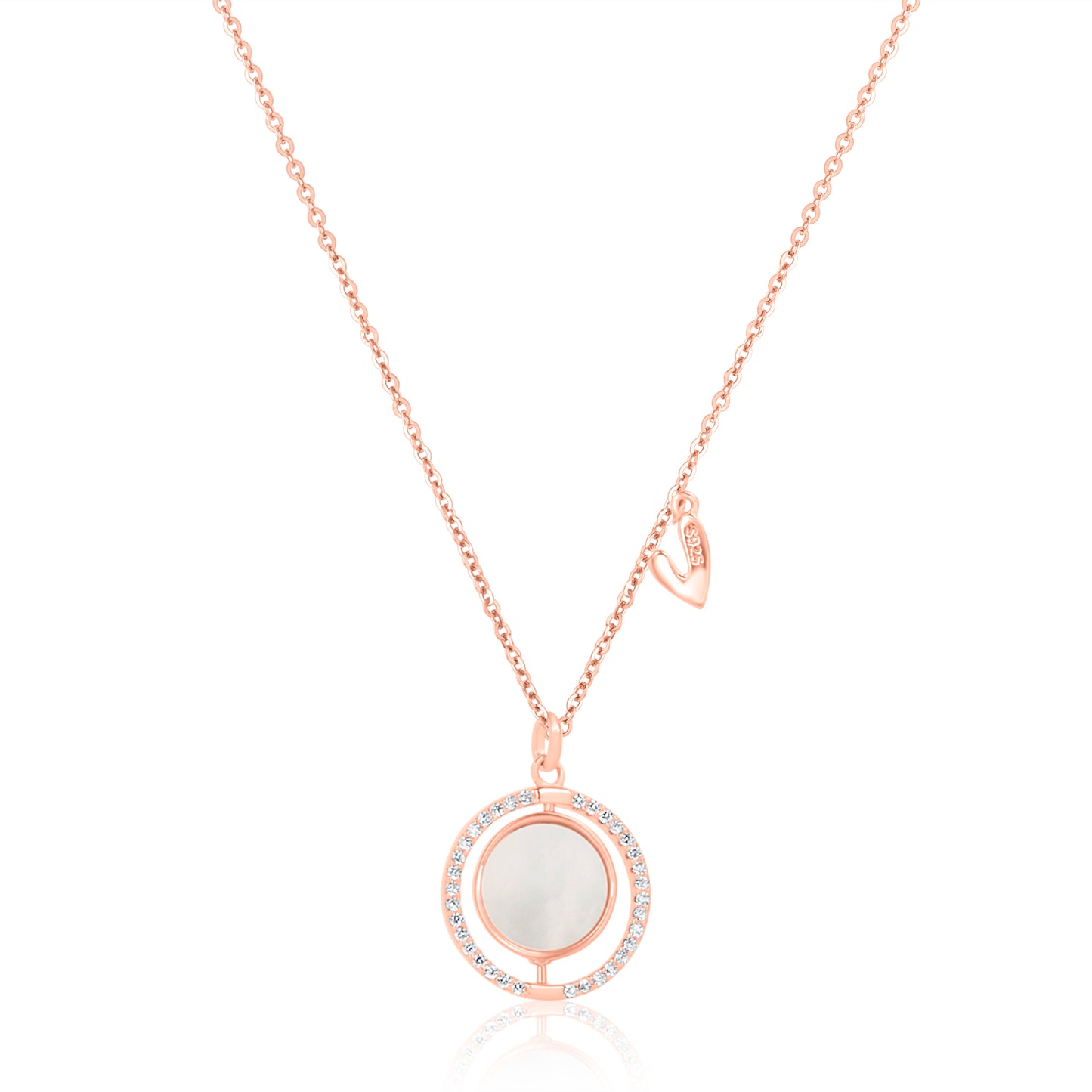 'Forest Spirit Deer' Rose Gold Pendant