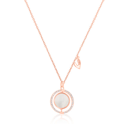 'Forest Spirit Deer' Rose Gold Pendant