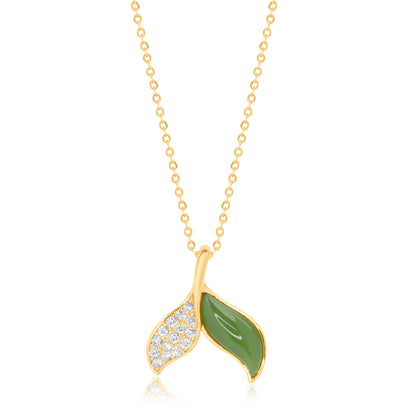 'Fishtail Luck' Gold Plated Pendant
