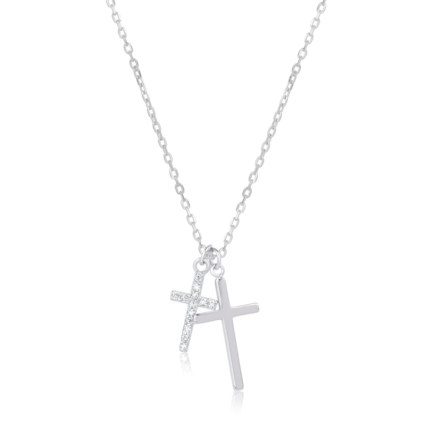 Christ Cross Silver Pendant