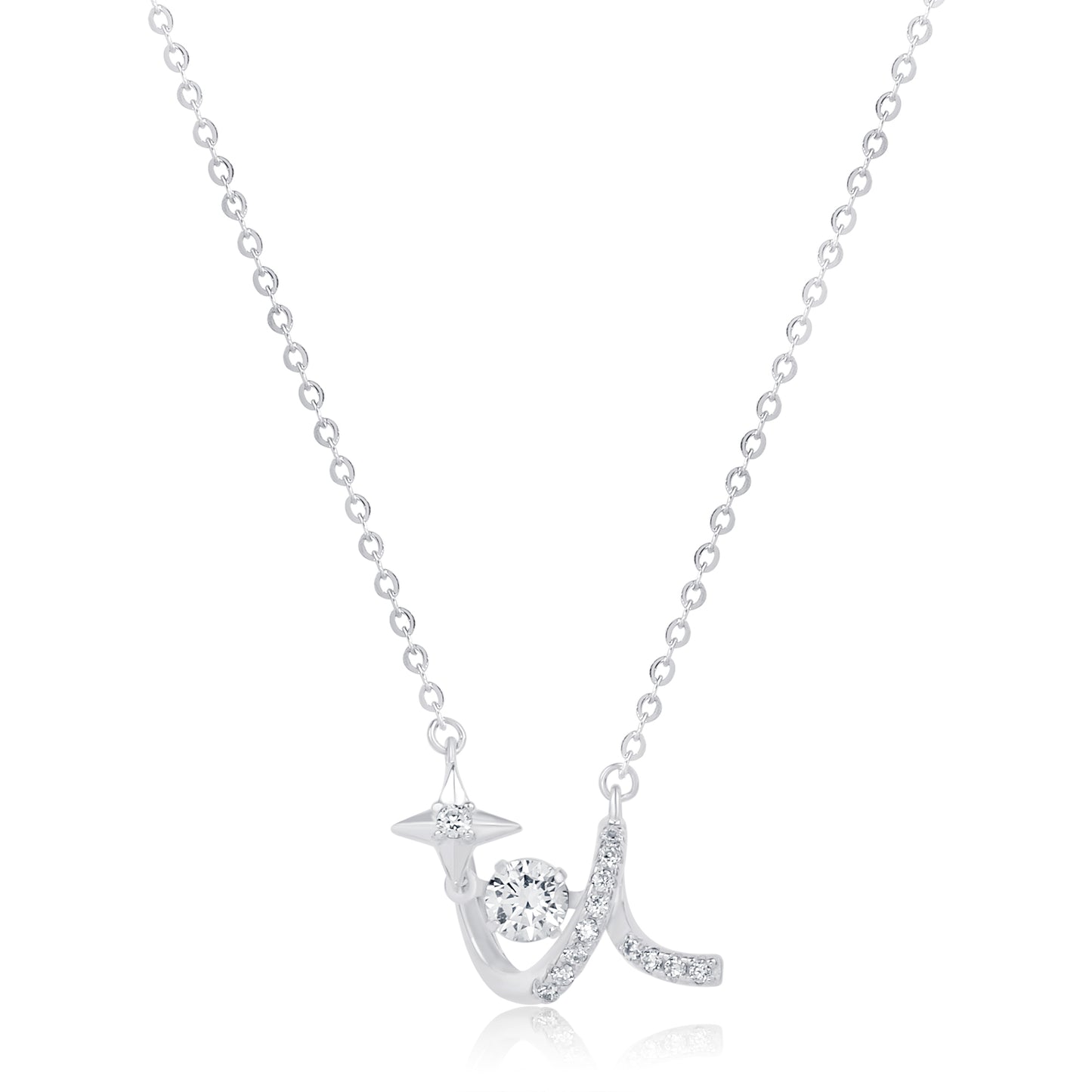 'Dancing Star' Silver Pendant