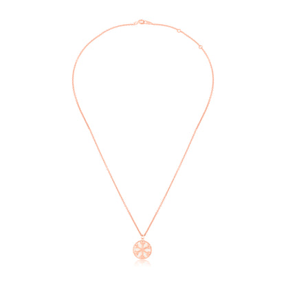 'Winter Wonderland' Rose Gold Pendant