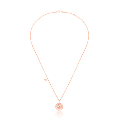 'Forest Spirit Deer' Rose Gold Pendant