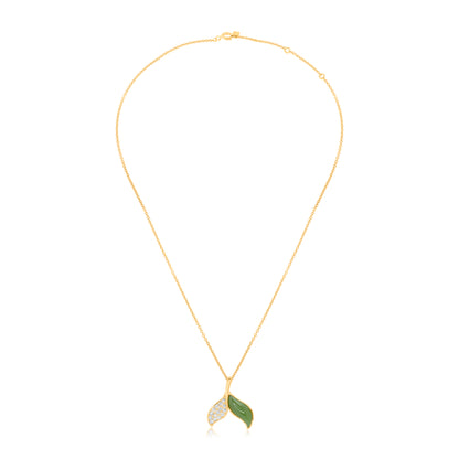 'Fishtail Luck' Gold Plated Pendant