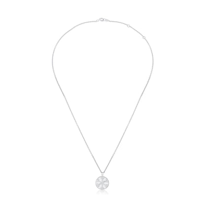 Silver Frozen Beauty Snowflake Pendant