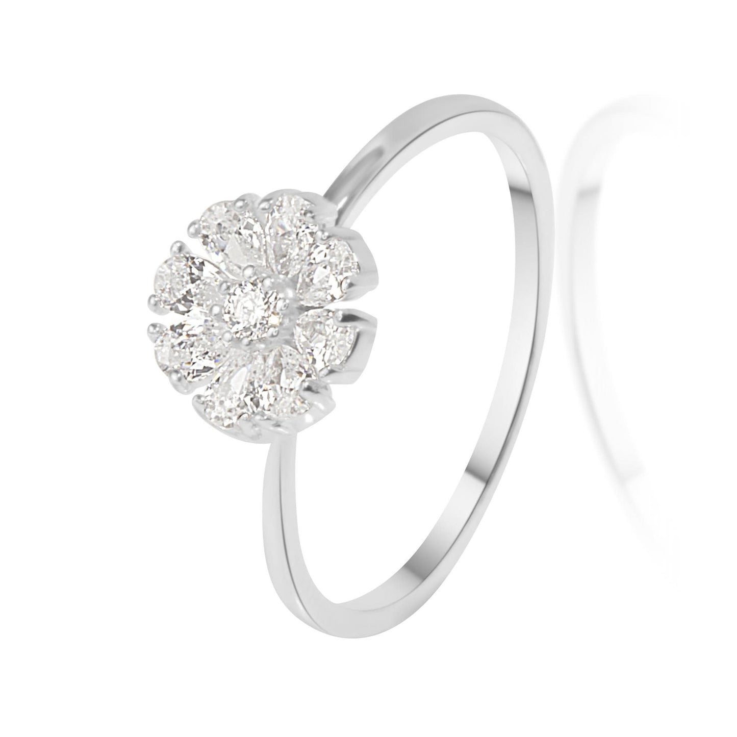 Silver Bloom Enchant Ring