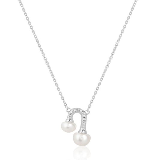 Silver Melody Pearl Pendant