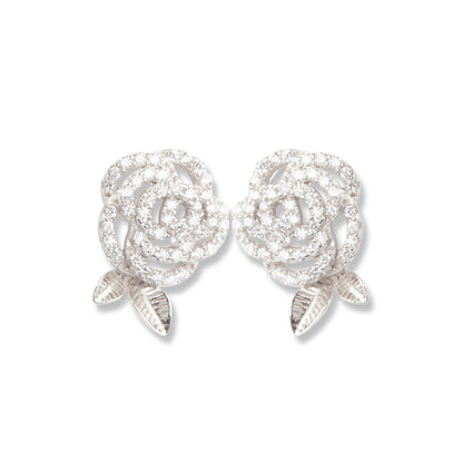 'Silver Flower' Pendant Set