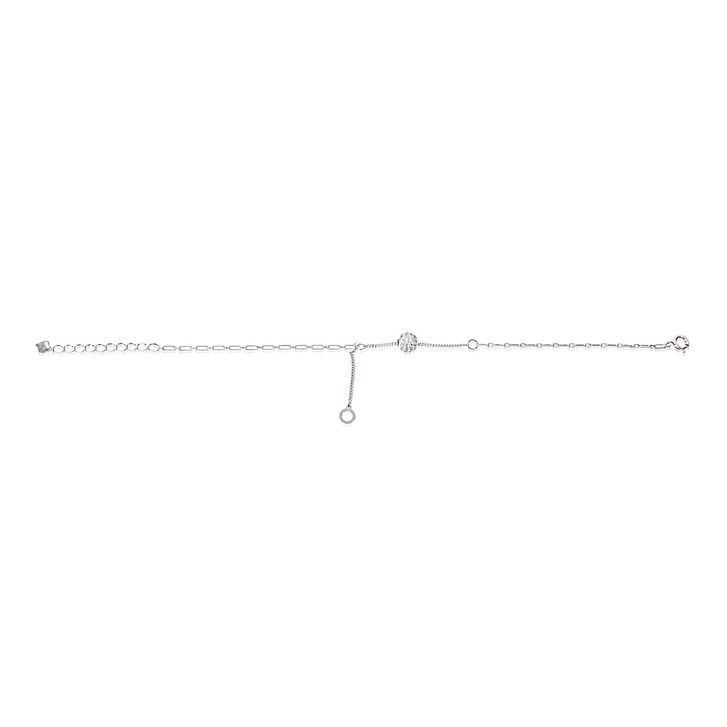 Silver Gleam Globe Bracelet