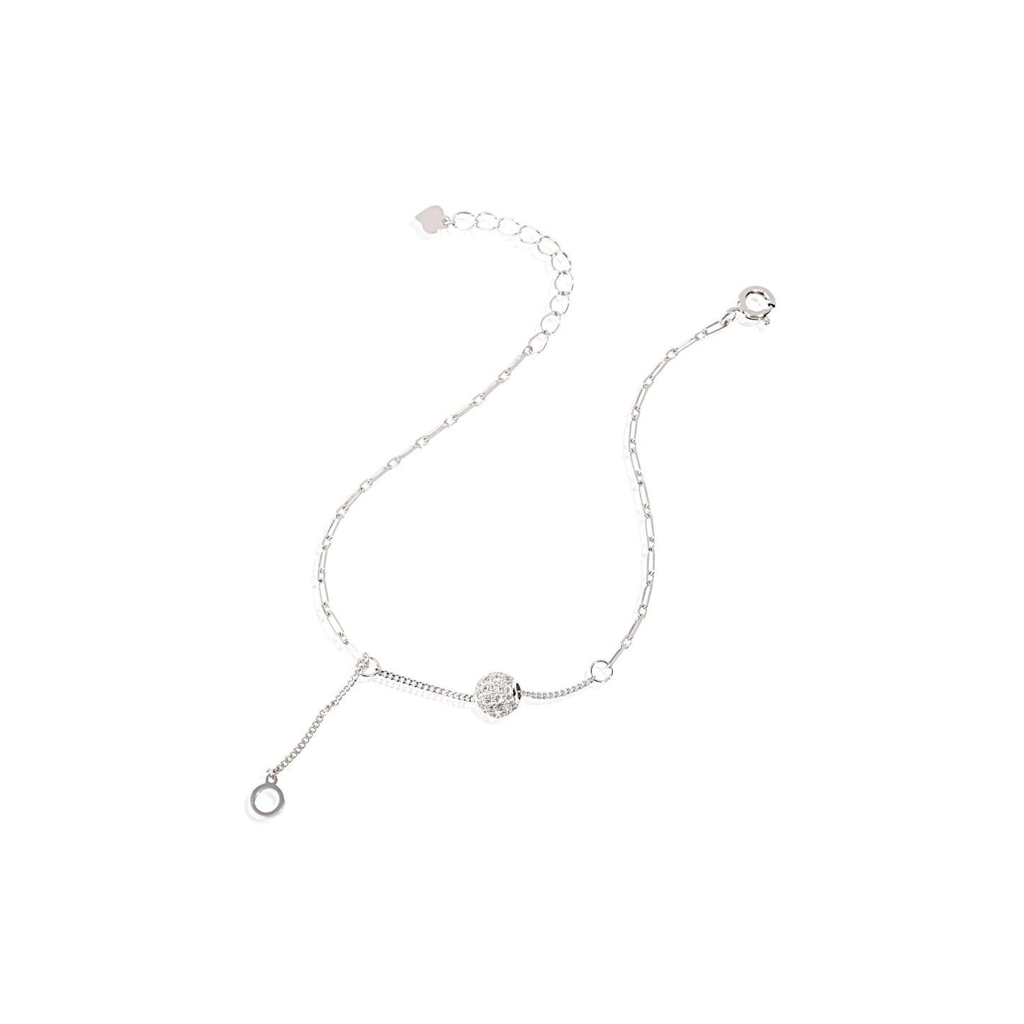 Silver Gleam Globe Bracelet