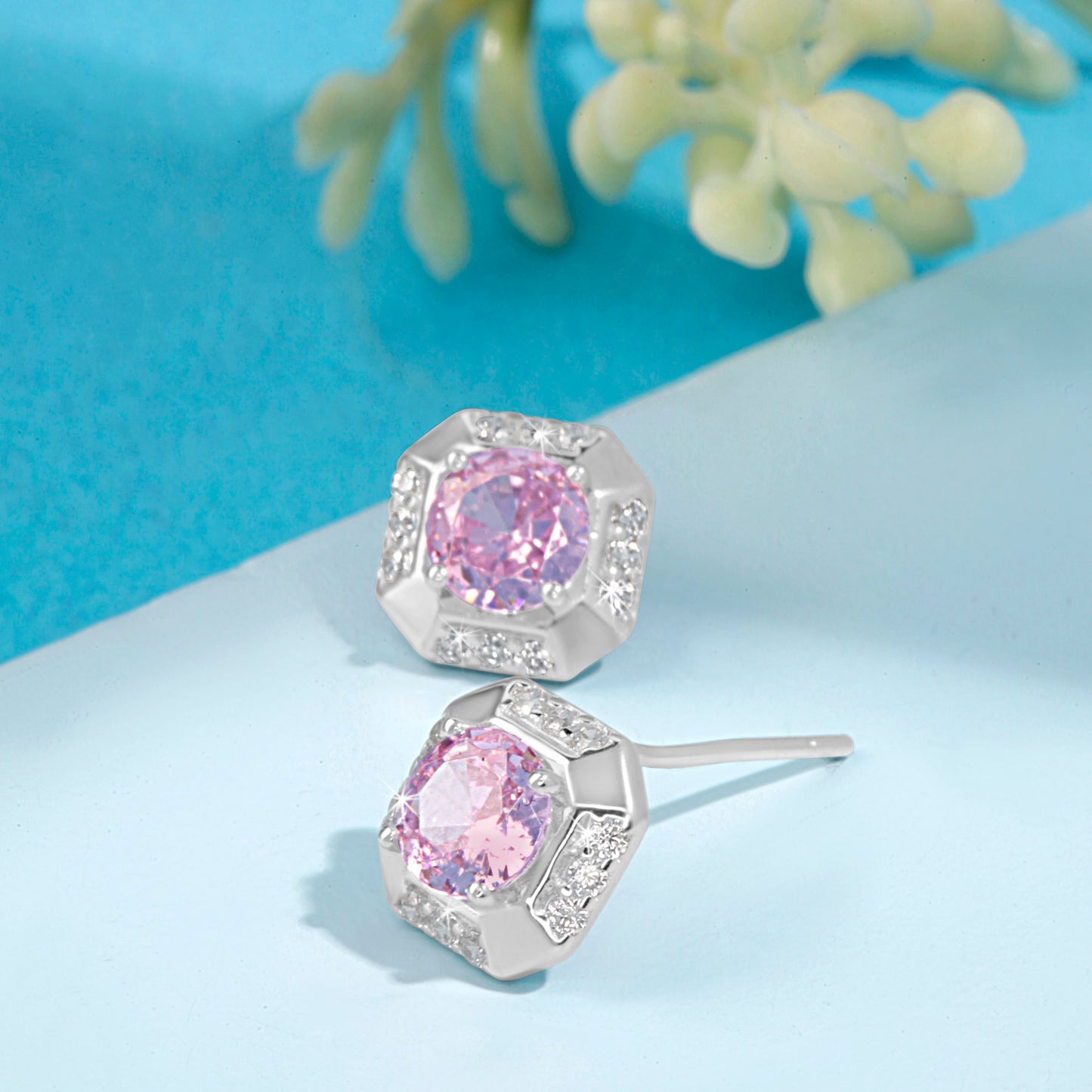 'Cherry Blossom' Silver Earrings