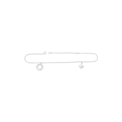 'Stellar Step' Silver Anklet