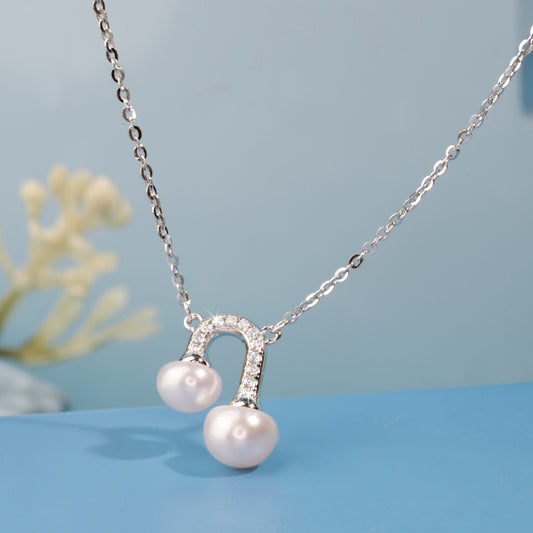 'Melody Pearl' Silver Pendant