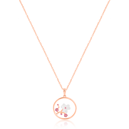 'Flower Garden' Rose Gold Pendant