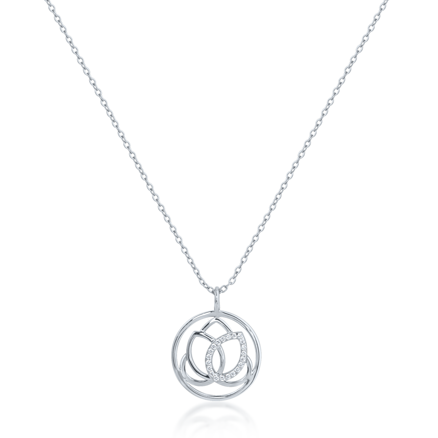 'Silver Lotus Bloom' Pendant