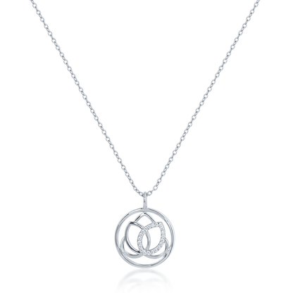 'Silver Lotus Bloom' Pendant