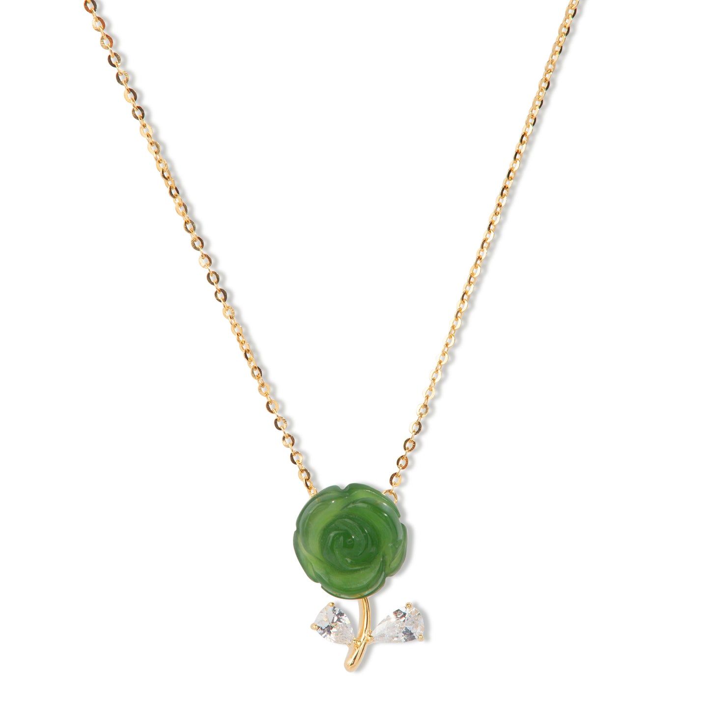 'Jade Floral' Pendant