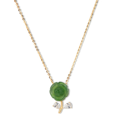 'Jade Floral' Pendant