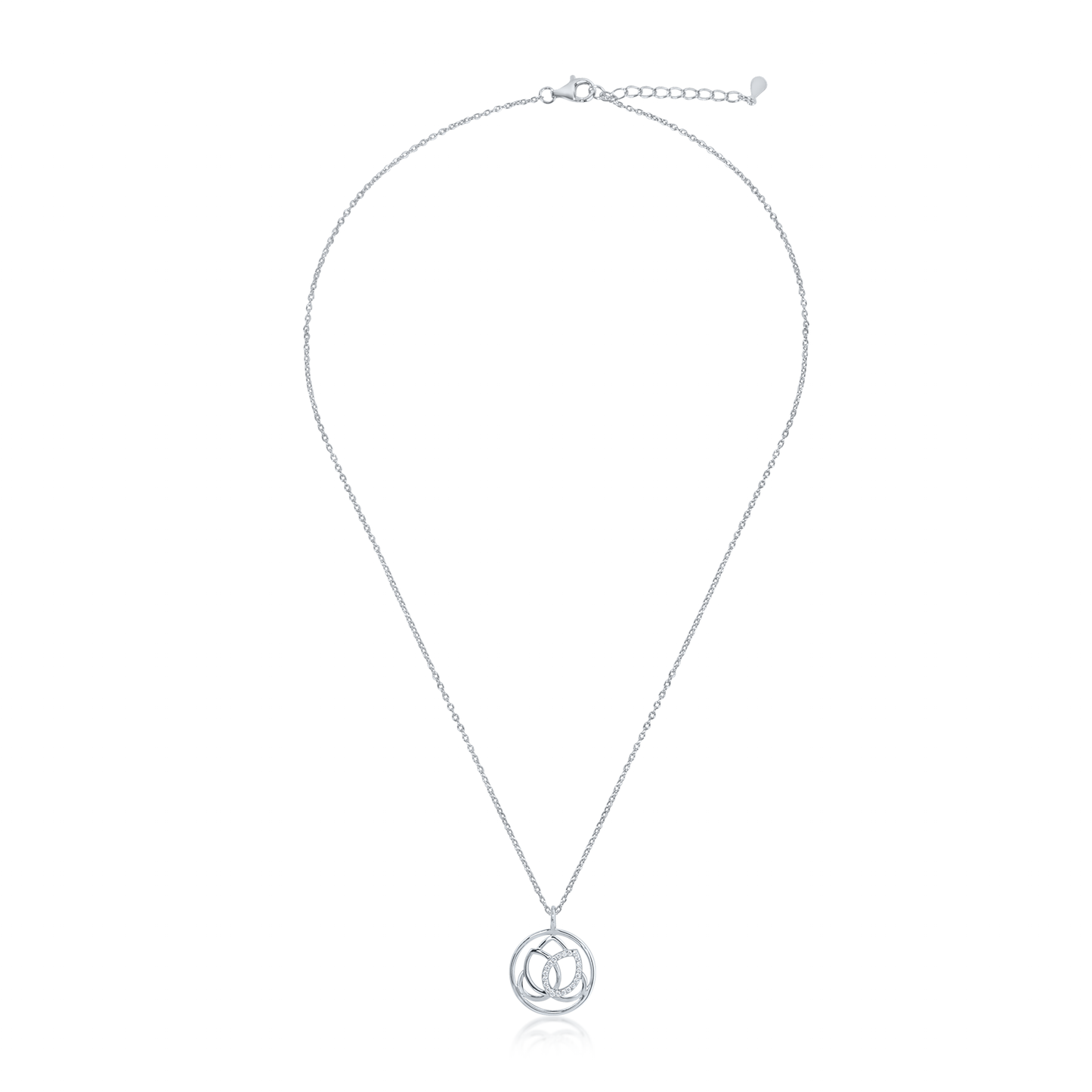 'Silver Lotus Bloom' Pendant