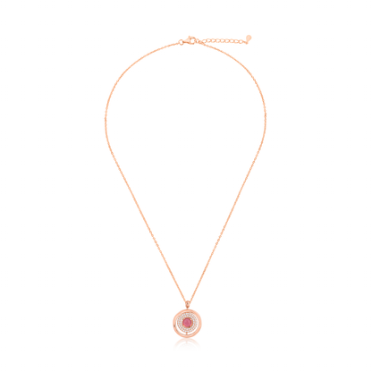 'Ruby Queen' Rose Gold Pendant