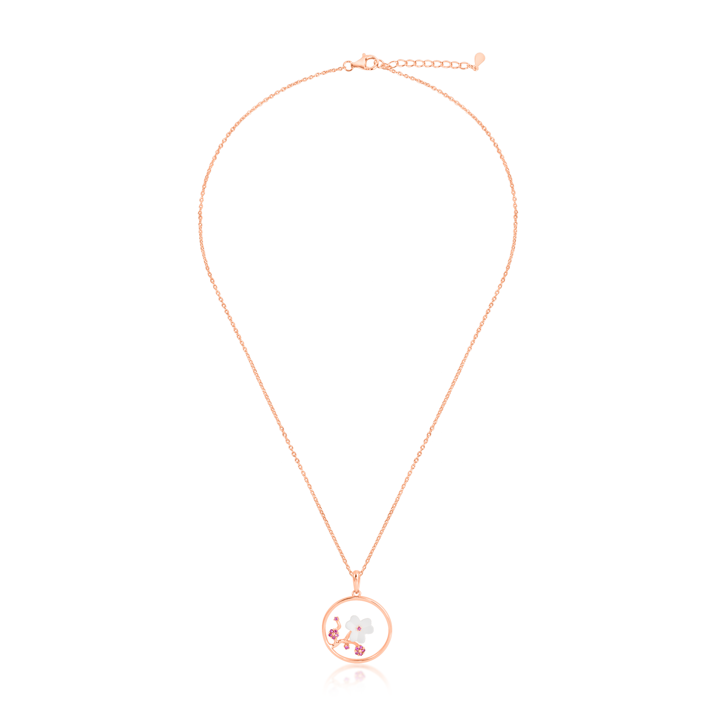 'Flower Garden' Rose Gold Pendant