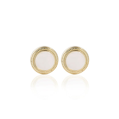Gold Plated Moonstone Radiance Zirconia Earrings