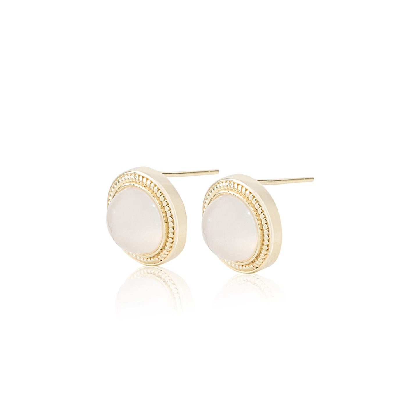Gold Plated Moonstone Radiance Zirconia Earrings