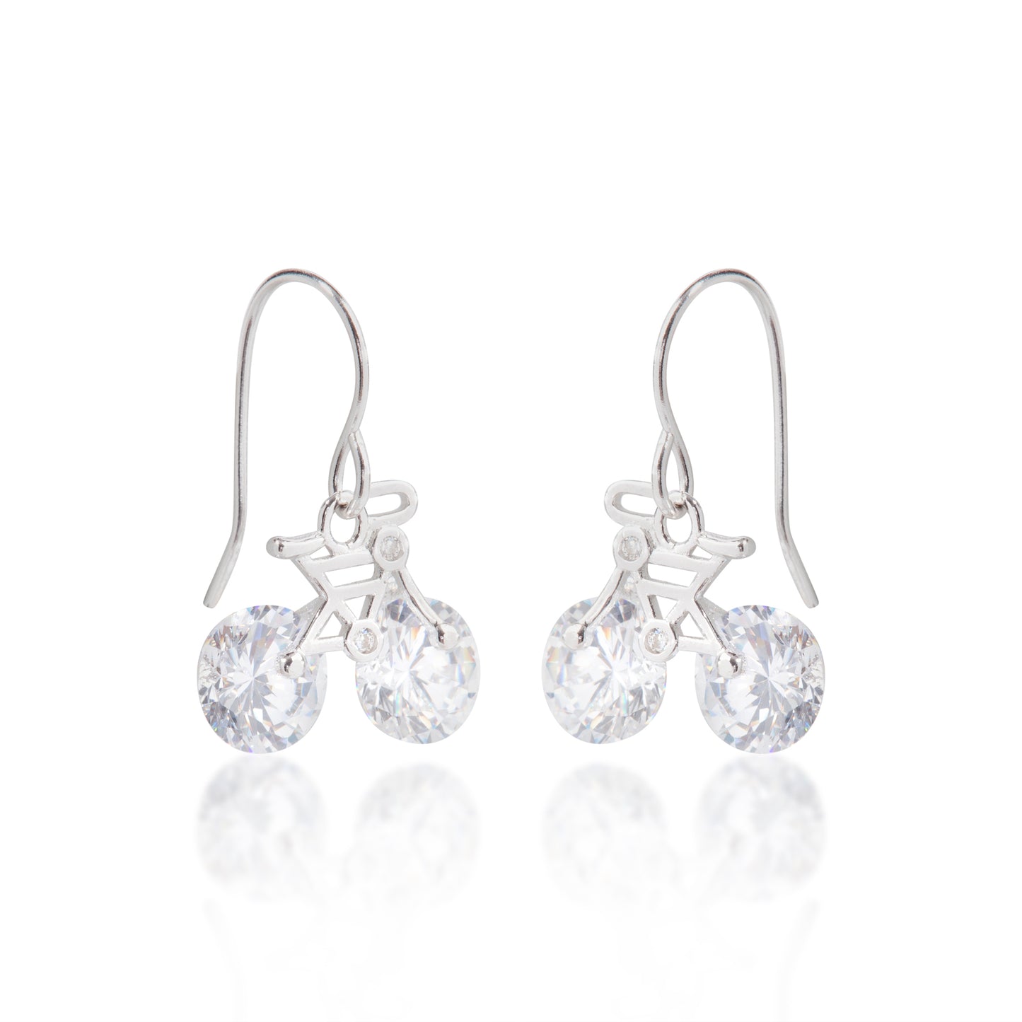 'Silver Cycle' Silver Earrings
