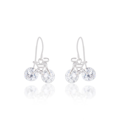 'Silver Cycle' Silver Earrings
