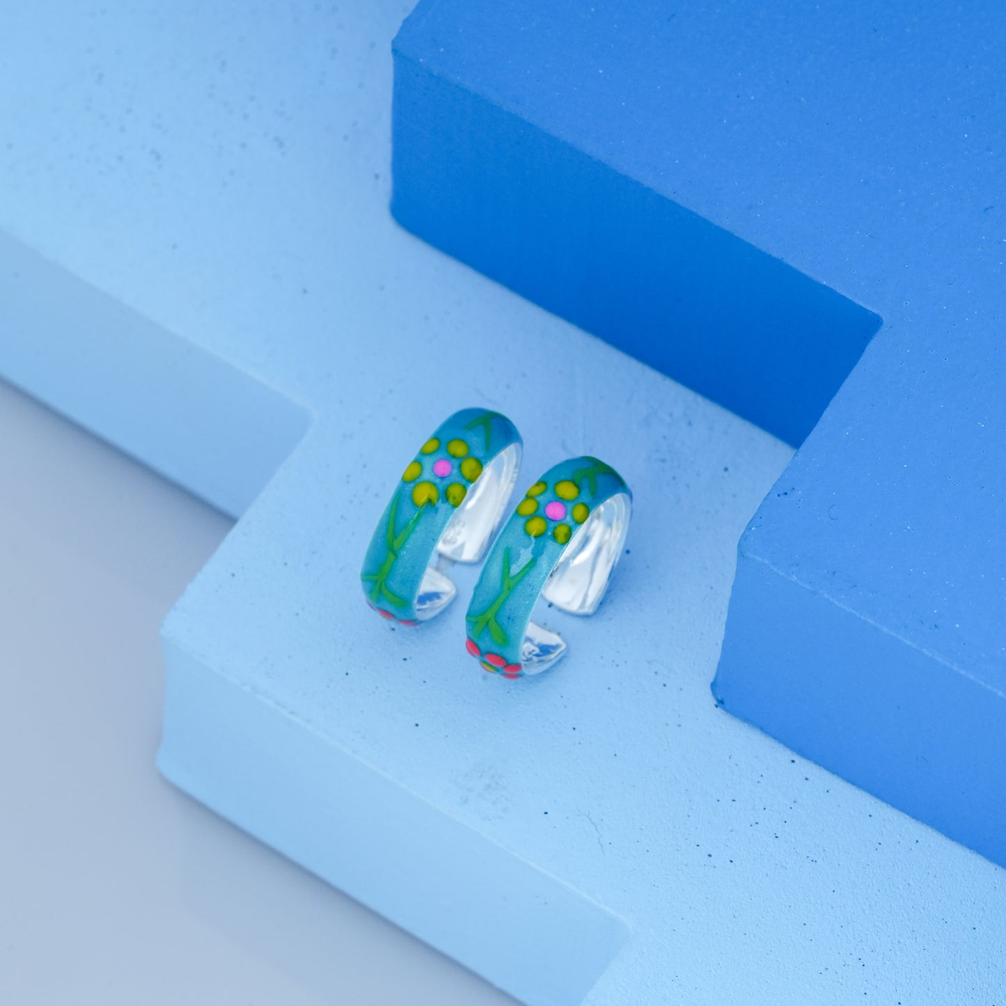 Blooming Grace Toe Rings