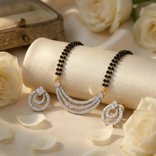 Ruhani Mangalsutra Set sunhari jewels