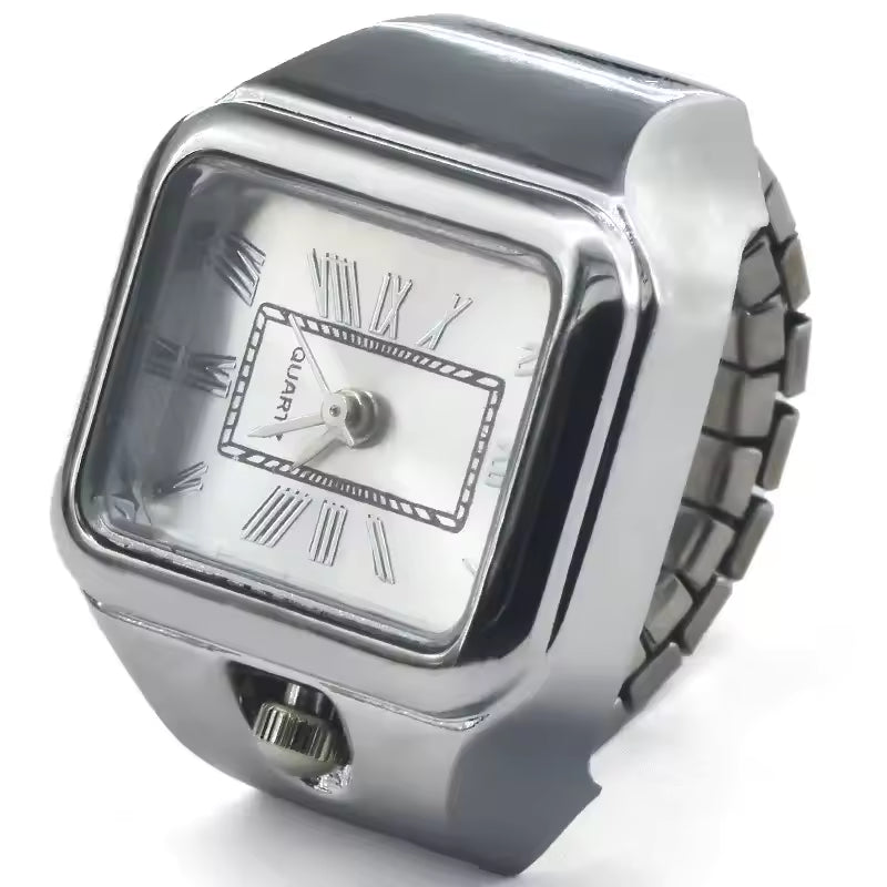 Phantom Dial Ring Watch Silvish