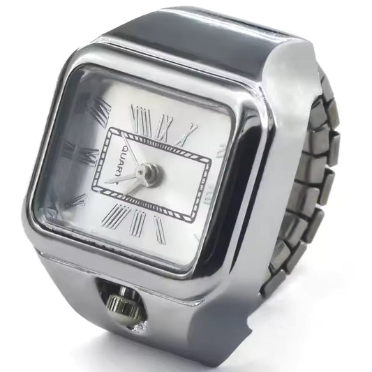 Phantom Dial Ring Watch Silvish