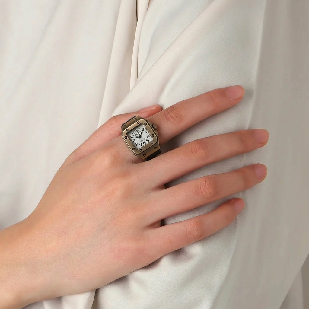 Phantom Dial Ring Watch Silvish